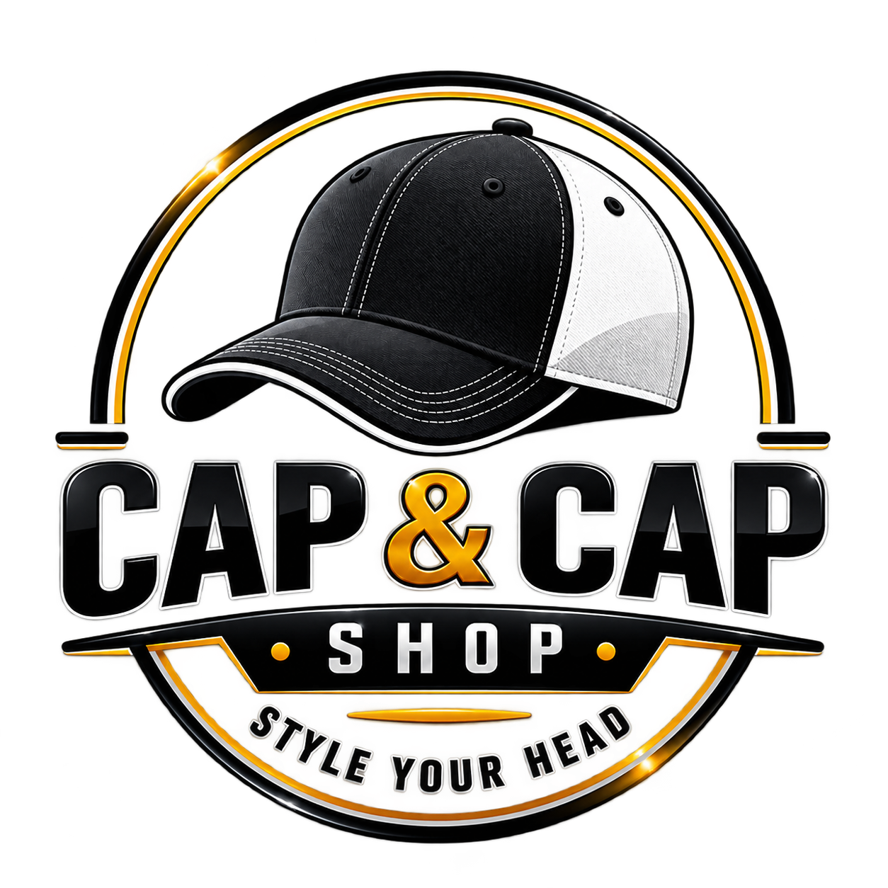 cap and cap shop transparent logo